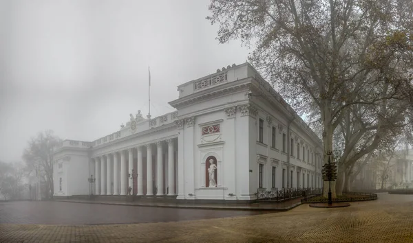 Odessa Ukrajna 2019 Városháza Önkormányzati Épület Primorsky Boulevard Odessa Ukrajna — Stock Fotó