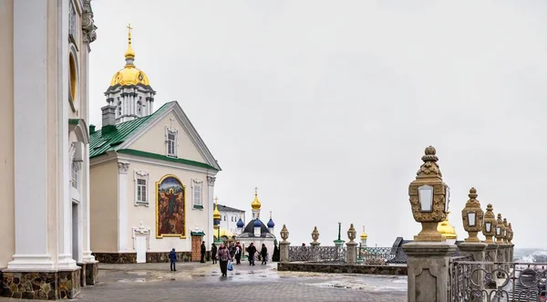 Pochaev Oekraïne 2020 Heilige Dormition Pochaev Lavra Pochaiv Oekraïne Een — Stockfoto