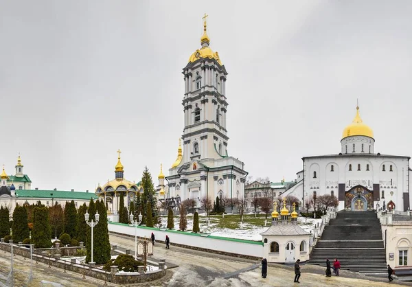 Pochaev Ucrânia 2020 Santa Dormição Pochaev Lavra Pochaiv Ucrânia Uma — Fotografia de Stock