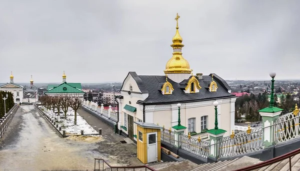 Pochaev Ukraine 2020 Heilige Entschlafung Pochaev Lavra Potschajew Ukraine Einem — Stockfoto