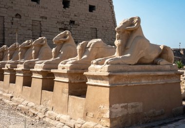 Luxor, Mısır - 27.07.2025. Mısır 'ın Luxor kentindeki Karnak Tapınağı' nın antik kalıntıları binlerce yıllık zengin tarihi ve mimari mucizeyi gözler önüne seriyor.
