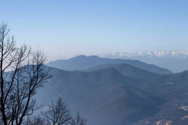 Panoramic view from Monte San Giorgio — Stock Photo, Image