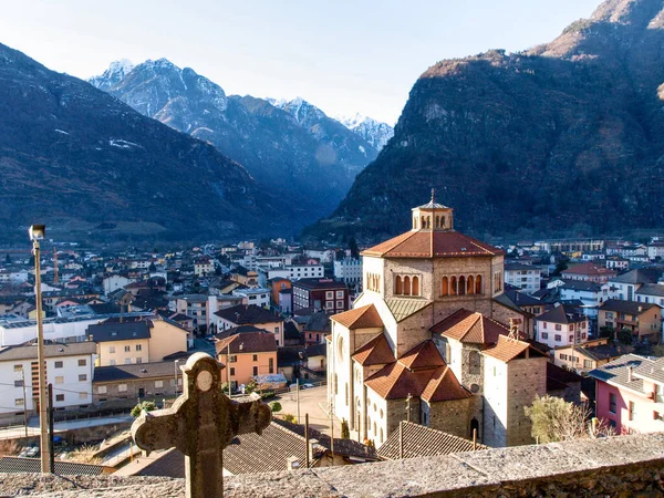 Biasca Suisse Église Saint Pierre Paul — Photo