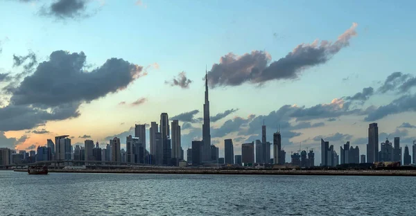 Vista Frente Mar Burj Khalifa World Tallest Tower Una Vista — Foto de Stock