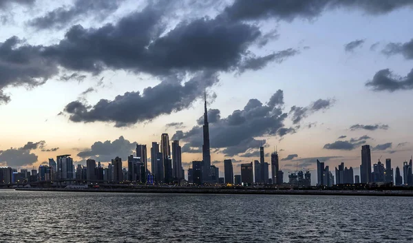 Попередня Частина Бурдж Халіфа Найвища Вежа Світу Вид Гавані Dubai — стокове фото