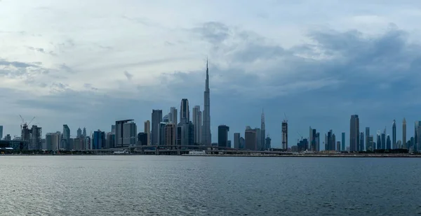 Попередня Частина Бурдж Халіфа Найвища Вежа Світу Вид Гавані Dubai — стокове фото