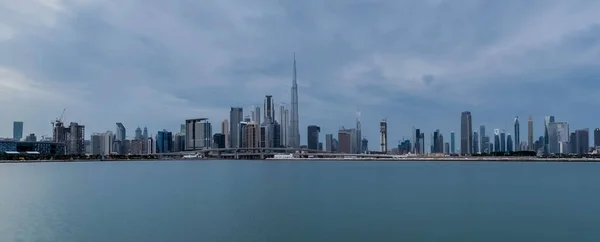 Vista Frente Mar Burj Khalifa World Tallest Tower Una Vista — Foto de Stock