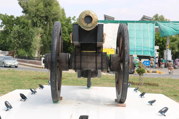 Nawab Bahawalpur Canons Sur Roues Pour Guerre Château Canon Pour — Photo