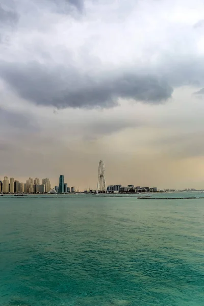 Úžasný Výhled Jumeirah Beach Residence Dubai Marina Waterfront Mrakodrap Residential — Stock fotografie