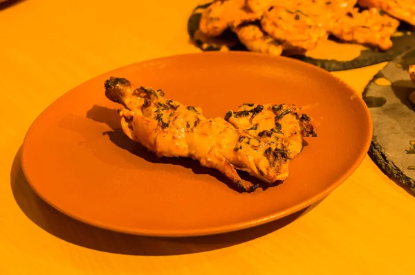 Kabab Roll าวสวย — ภาพถ่ายสต็อก