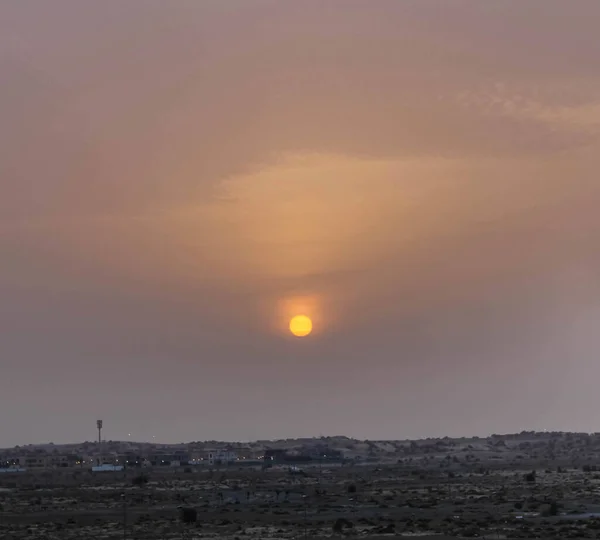 Cloudy Sky Thunderstorm Cloudscape Arabian Sea — стокове фото