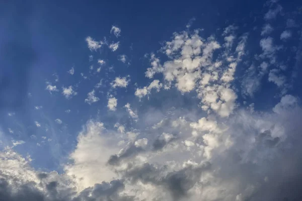 Dramático Céu Nublado Trovoada Paisagem Nublada Sobre Mar Arábico — Fotografia de Stock