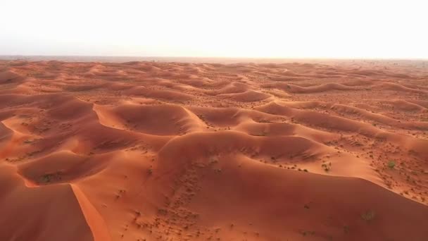 Videos Imágenes Drones Del Desierto Buhais Geology Park Sharjah Con — Vídeos de Stock