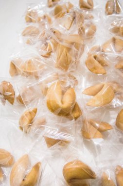 Klasik fal kurabiyesi tahmin ile yakın çekim