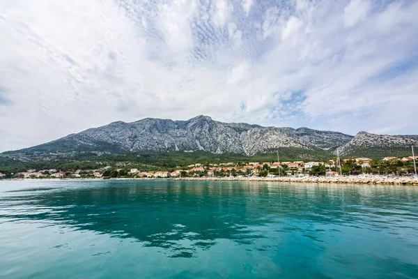 Şehir Orebic Peljesac Yarımadası yaz, Hırvatistan 