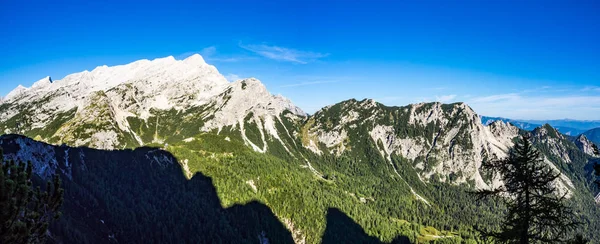 Panoramatický Výhled Julské Alpy Vrcholu Hory Prisojnik — Stock fotografie