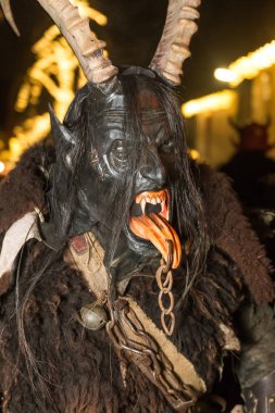 Podkoren, Slovenija - 30th Kasım 2018: Kimliği belirsiz 