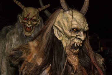 Podkoren, Slovenija - 30th Kasım 2018: Kimliği belirsiz 