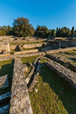 Veliki Brijun Adası'ndaki Bizans kenti Castrum harabeleri, Hırvatistan