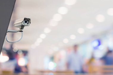 CCTV kamera veya duvara yüklü gözetim