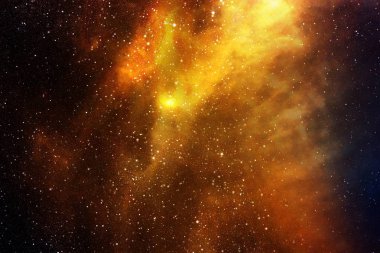 Yıldızlar ve nebula ile gece gökyüzü 