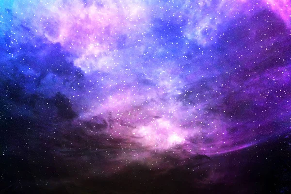 Beautiful Dark Space Illustration Background — Stock Photo, Image