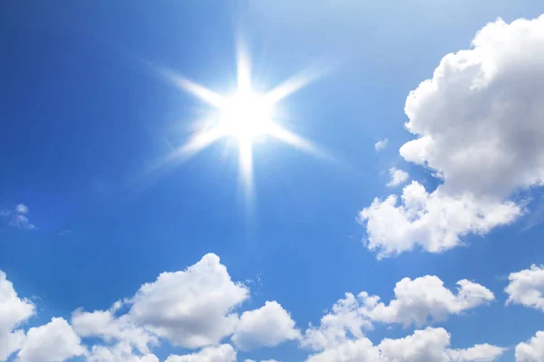 Sonne Blauen Himmel — Stockfoto