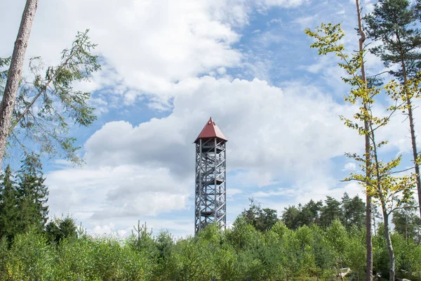 U Jakuba, República Checa, torre de vigia europa república checa dia ensolarado céu azul — Fotografia de Stock