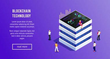 İzometrik blockchain. Cryptocurrency.