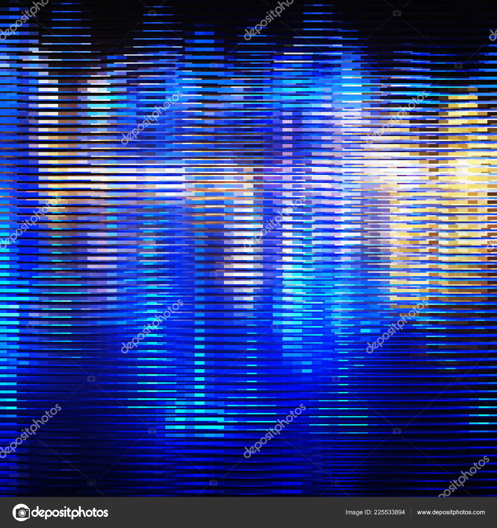 Uniform Blue Background With Glitch Effect Stock Vector C Aklionka 225533894