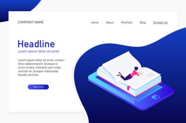 Yalan ve 3d ebook okuma kadın.