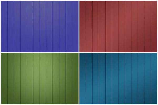 Set Aus Bunten Holzplanken Texturen Hintergrund Für Design Mit Kopierraum — Stockfoto