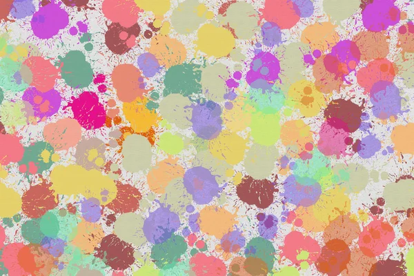 Abstracte Veelkleurige Aquarel Splash Vlek Met Ruwe Papier Textuur Achtergrond — Stockfoto