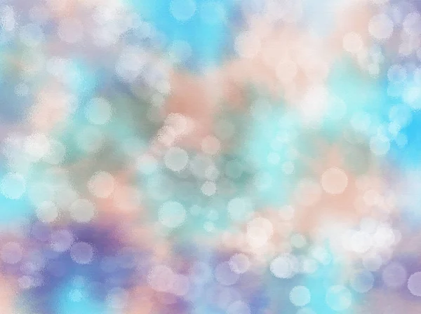 带气泡散景的无缝图案背景 纹理多彩数码艺术 — 图库照片