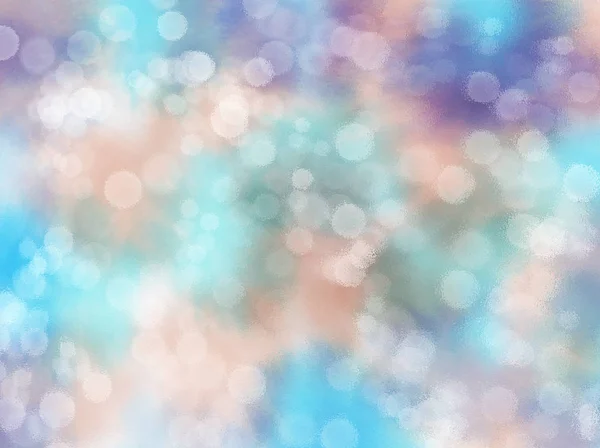 Бесшовный Рисунок Разноцветных Кругов Цветным Карандашом Цифровое Искусство — стоковое фото
