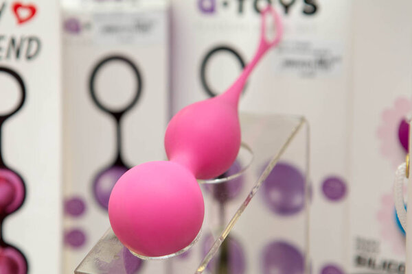 sex toys on display in the store