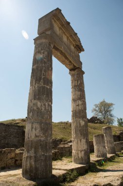 Kerç antik Panticapaeum, Crimea Dağı Mithridates Tarih antik kalıntıları