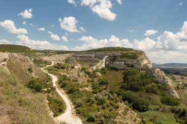 Inkerman. Mağara manastırı ve Calamita kalesi.