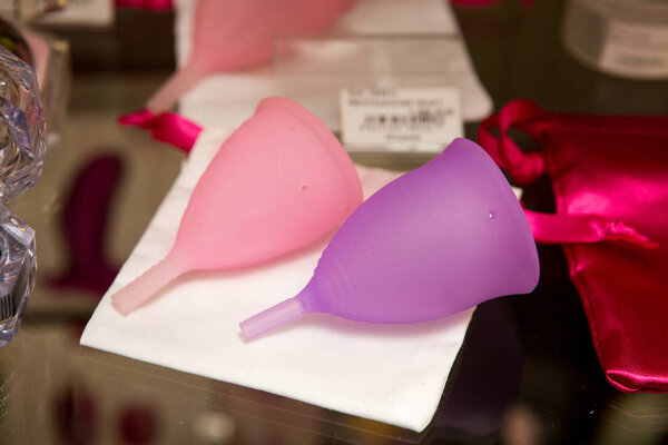 sex toys on display in the store