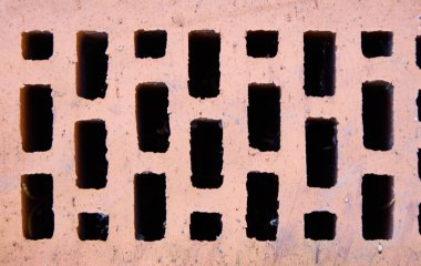 Arka plan, doku, tuğla delik