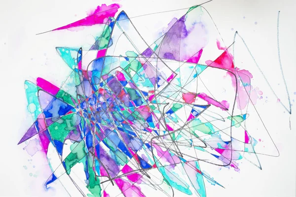 parlak soyut arkaplan elle çizildi.