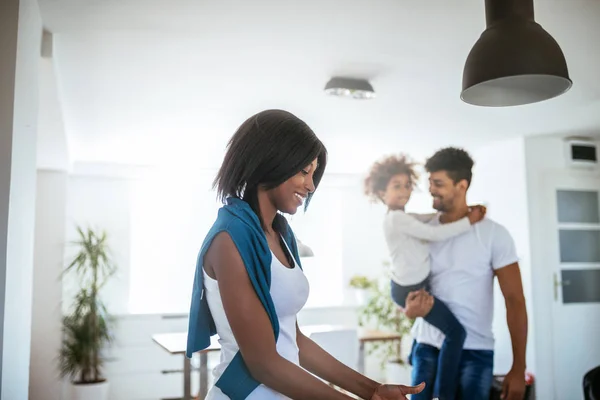 Foto Afrikansk Amerikansk Familj — Stockfoto