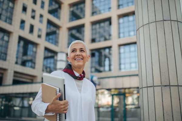 Portrait Smiling Businesswoman — Stock Photo, Image