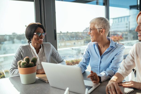 Group of businesswomen at a meeting