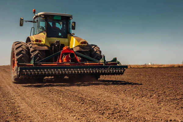 Preparing Farmland Seed Next Year — Stock Photo, Image