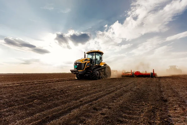 Preparing Farmland Seed Next Year — Stock Photo, Image