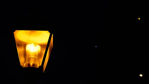 Farol Calle Color Poca Luz — Foto de Stock