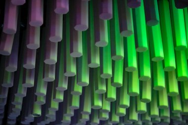 Ses geçirmez kaplama, yakın plan. Stüdyo detayları kaydediliyor