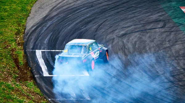 Rusko Ryazan International Track Atron Září2020 Sportovní Auto Řízeném Smyku — Stock fotografie