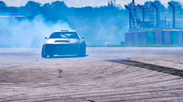 Rusko Ryazan International Track Atron Září2020 Sportovní Auto Řízeném Smyku — Stock fotografie